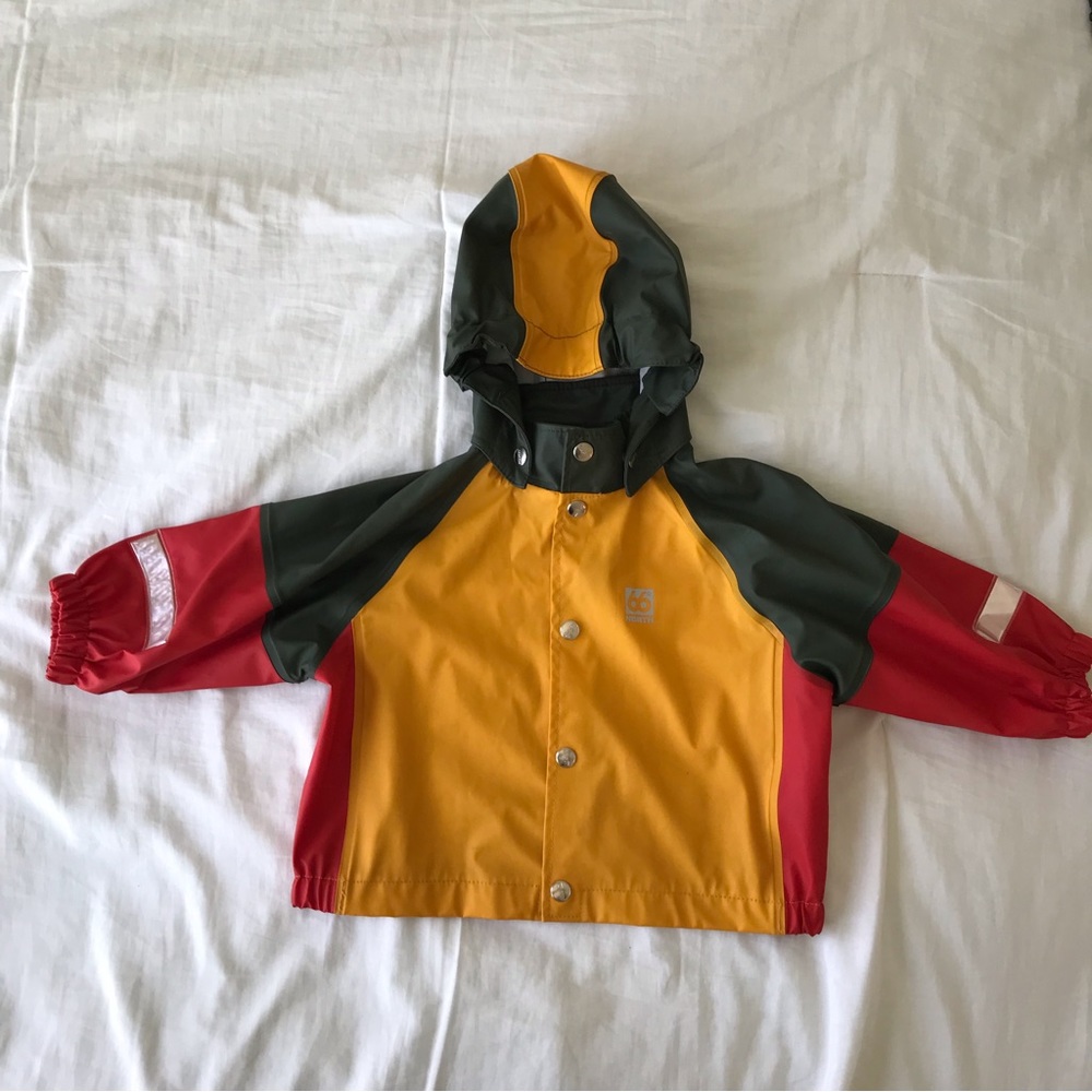 66 North Toddler Rain Coat (size: 12 month)